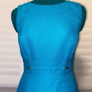 Heather tweed dress💙teal💙size 4💙